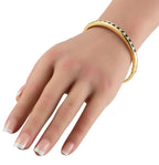 Bracciale - 18 carati Oro giallo,  con diamanti e zaffiri naturali