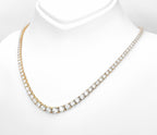 Collana - 18 carati Oro giallo, D-E/VVS - 11.43ct. tw. Diamante (Naturale)