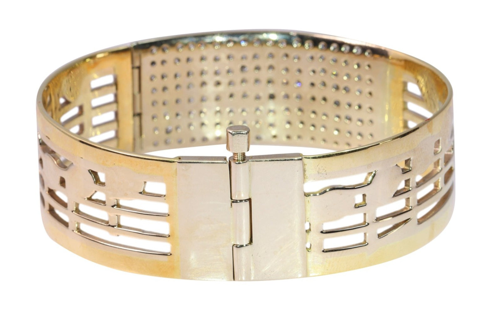 Bracciale - 18 carati Oro bianco, Oro giallo - 10.08ct. tw. Diamante (Naturale) -