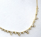 Collana con ciondolo in oro giallo18k e diamanti naturali 2.50ct