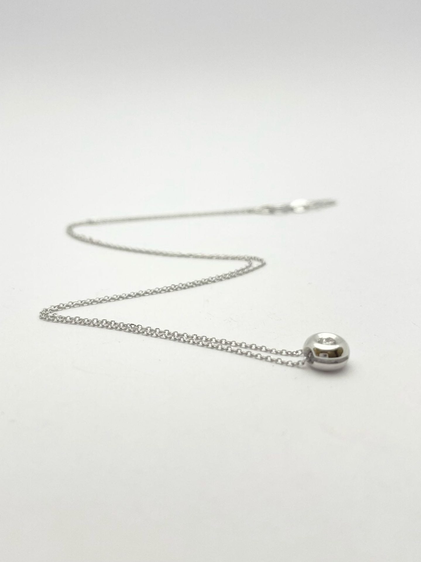 ciondolo punto luce con diamanti naturale 0,25 ct