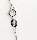 Collana con ciondolo - 18 carati Oro bianco - 2.62ct. Cw. Zaffiro - Diamante