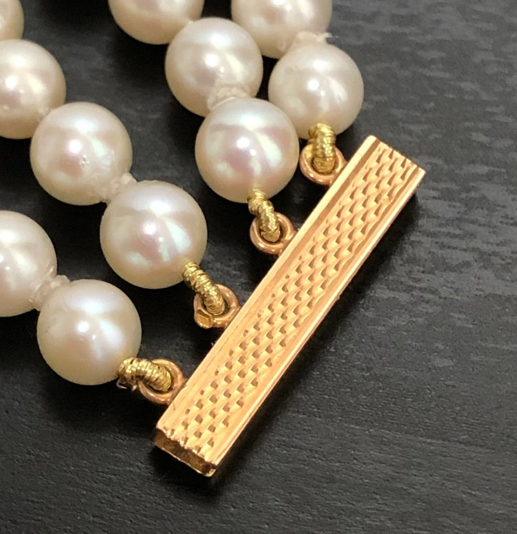 Bracciale in oro 18k e perle naturale akoya