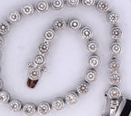 Bracciale - 18 carati Oro bianco - 3.50ct. tw. Diamante (Naturale