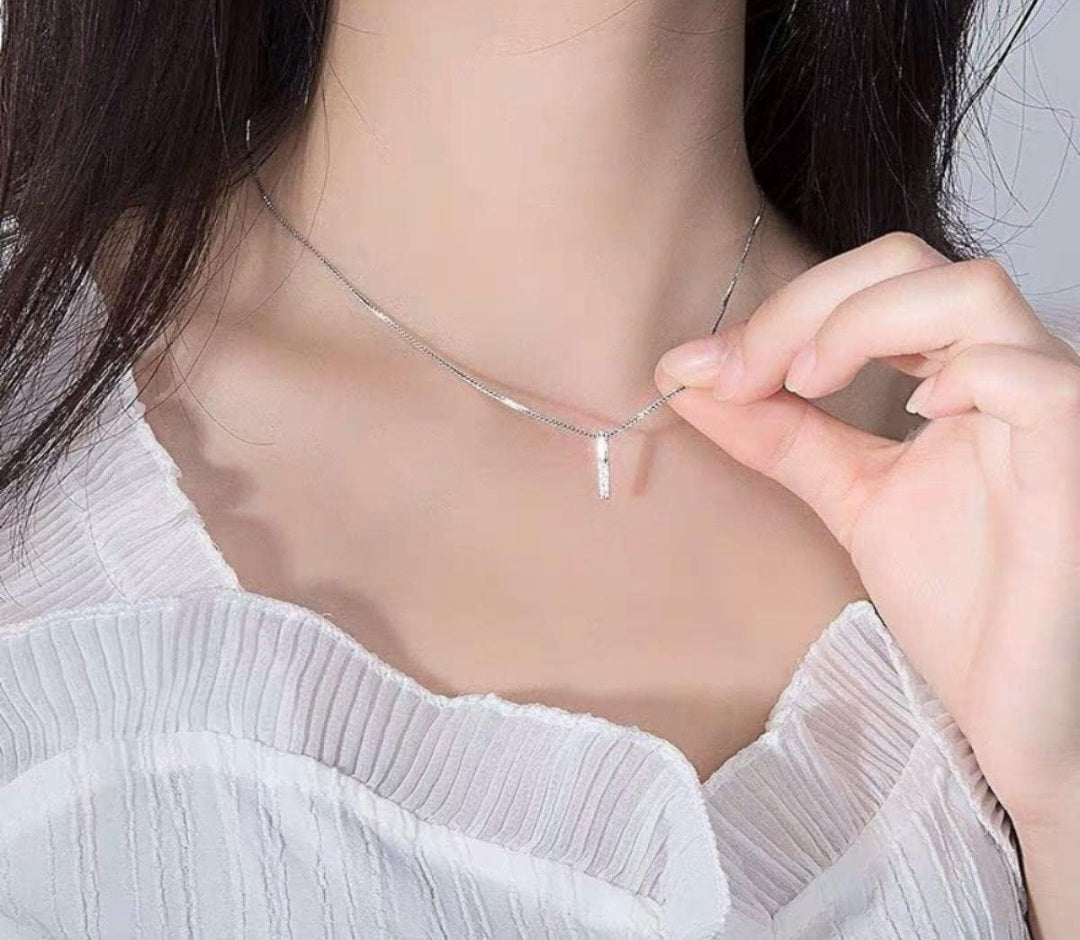 Ciondolo con catenina e 5 diamanti naturali 0,50ct