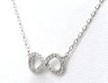 Collana con ciondolo - 18k bianco 0.21ct. tw. Diamante (Naturale)