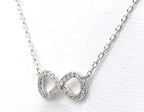 Collana con ciondolo - 18k bianco 0.21ct. tw. Diamante (Naturale)