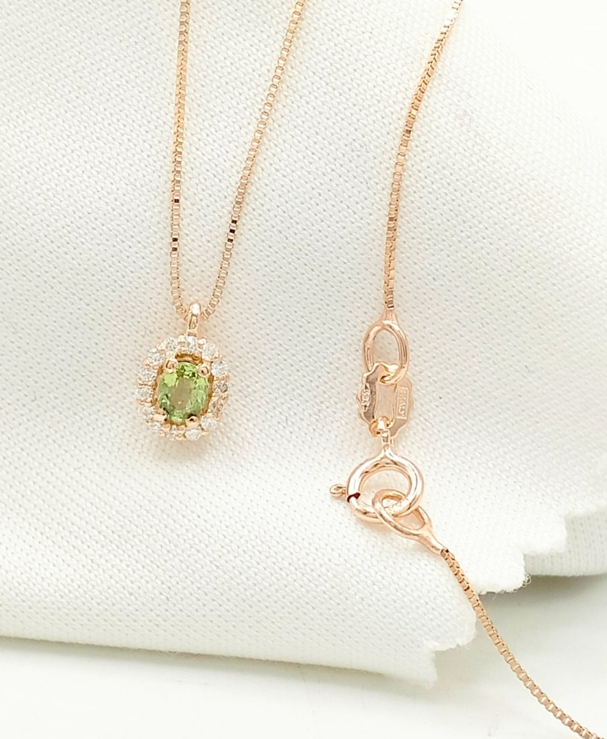 Collana con ciondolo - 18 carati Oro bianco - 1.44ct. tw. Diamante (Naturale)