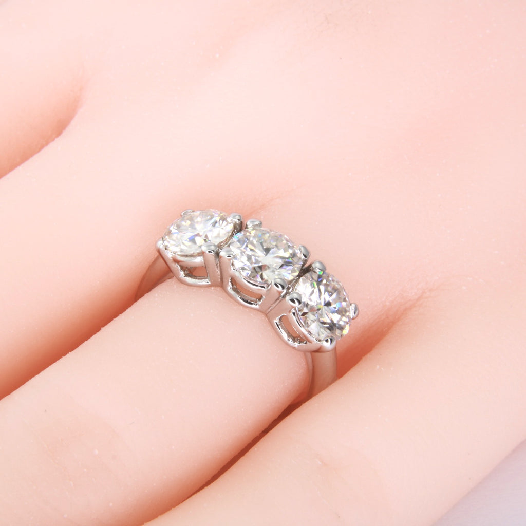Anello Trilogy -2.40 ct Diamanti Naturali